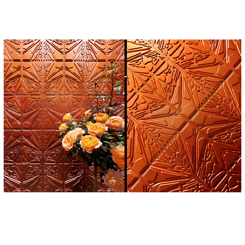 Ember Fern Relief Panel